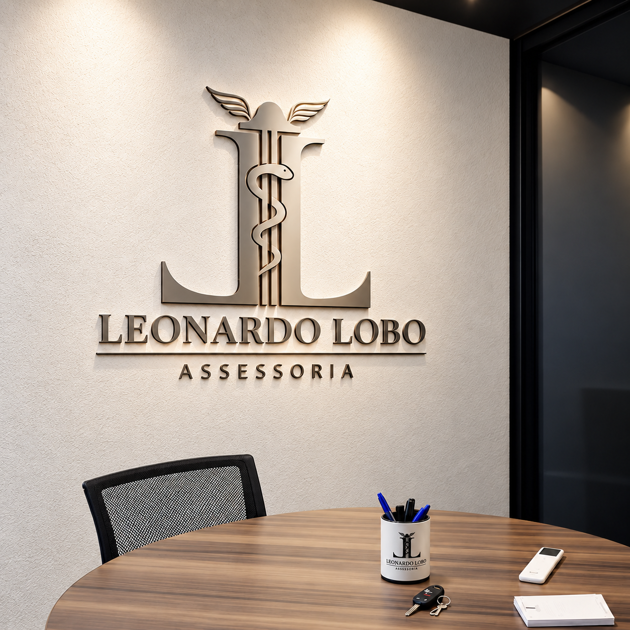 Recepção da Leonardo Lobo Assessoria — Av. Goiás, 315, Sala 1001, Ed. Itamaraty, Goiânia/GO